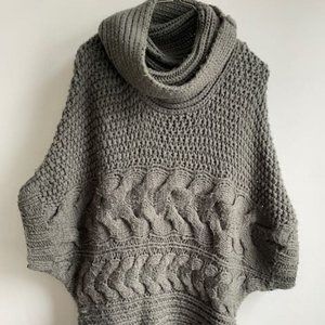 Oversized Grey Chunky Knit